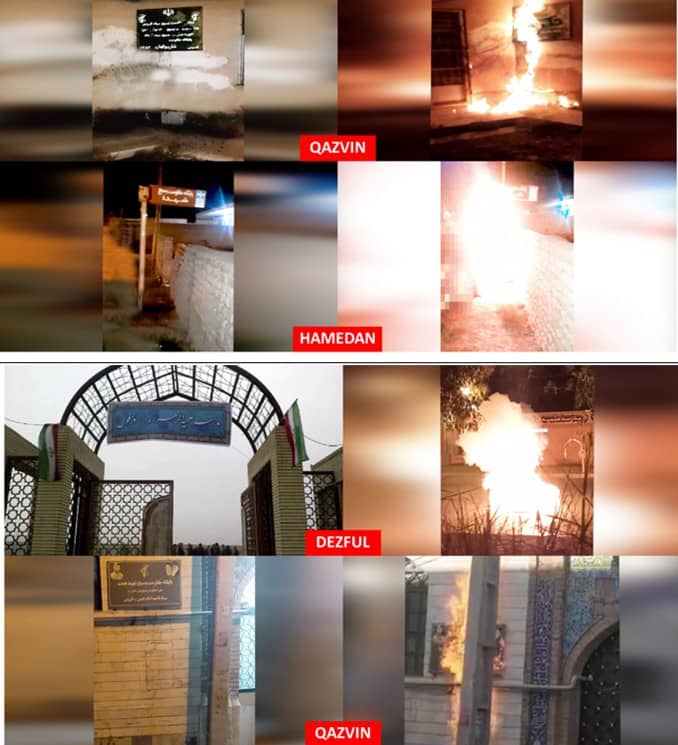 Iran : 20 opérations menées par des unités de résistance dans 15 villes