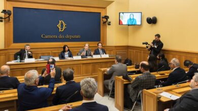 Conférence au Parlement italien avec Maryam Radjavi pour condamner les exécutions en Iran et soutenir le CNRI