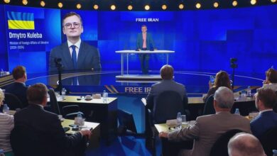 Dmytro Kuleba apporte son soutien au CNRI et établit un parallèle entre la résistance ukrainienne et la lutte du peuple iranien