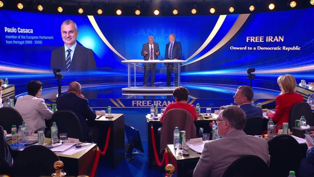 Paulo Casaca défie les tactiques du régime lors du Sommet mondial « Iran libre 2026 »
